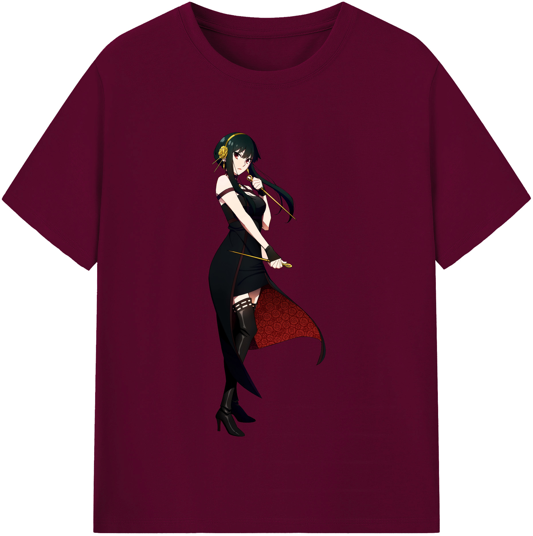 （画像用） SPY×FAMILY间谍家家酒 レディースカジュアルプリントTシャツ（綿100％）